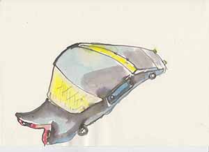 Aquarell Car 1